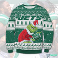Grnch Jets 3D Ugly Christmas Sweater - Holiday Gift product image