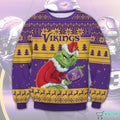 Grnch Vikings 3D Ugly Christmas Sweater - Holiday Gift product image