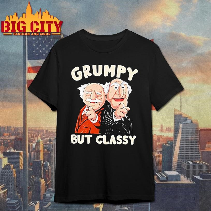 Grumpy Statler And Waldorf Muppets Old Men Pointing - Adult & Kids T-Shirts, Sweatshirts & Hoodies apparel design preview 1