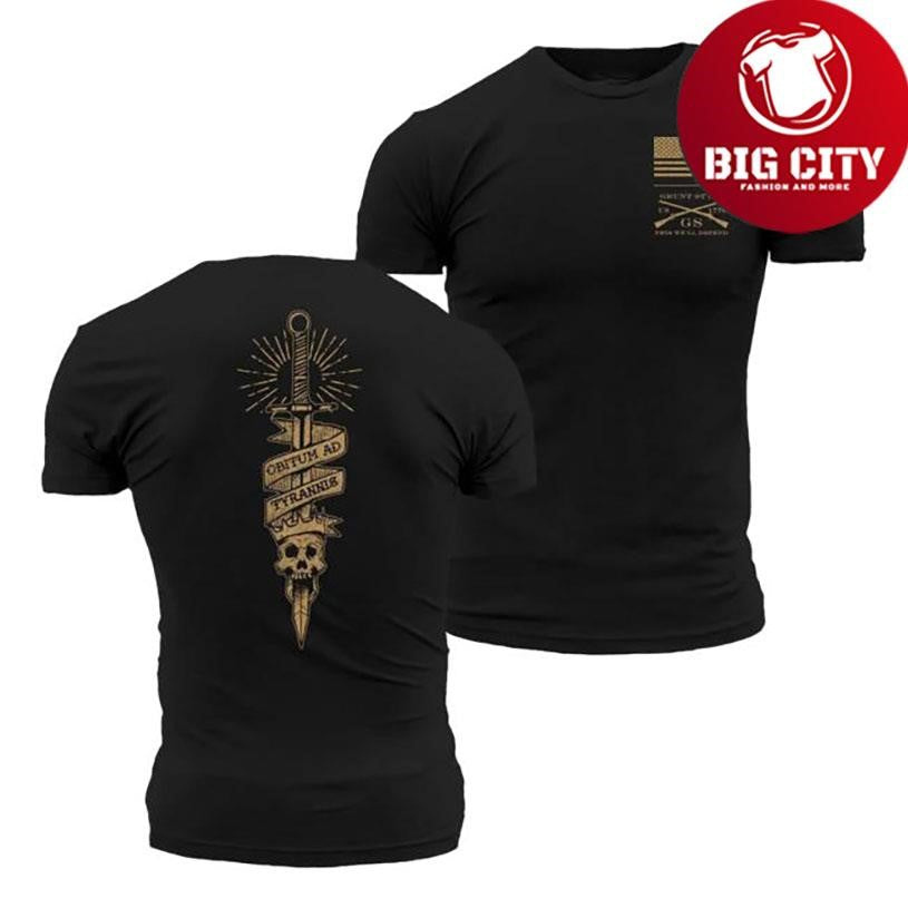 Grunt Style Death To Tyrants Two Sided - Adult & Kids T-Shirts, Sweatshirts & Hoodies apparel design preview 1