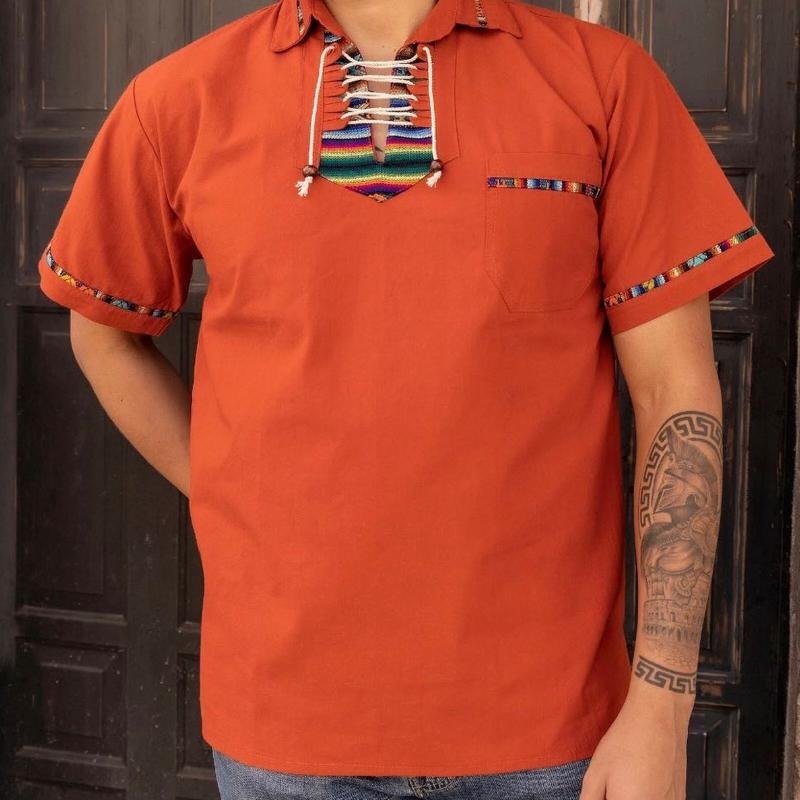 Guayabera Hilos Tinto Casual - Adult & Kids T-Shirts, Sweatshirts & Hoodies apparel design preview 1