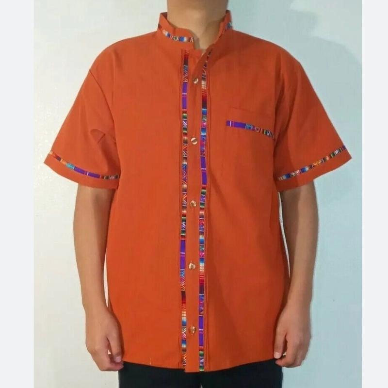 Guayabera Marron Casual Slim Fitting - Adult & Kids T-Shirts, Sweatshirts & Hoodies apparel design preview 1