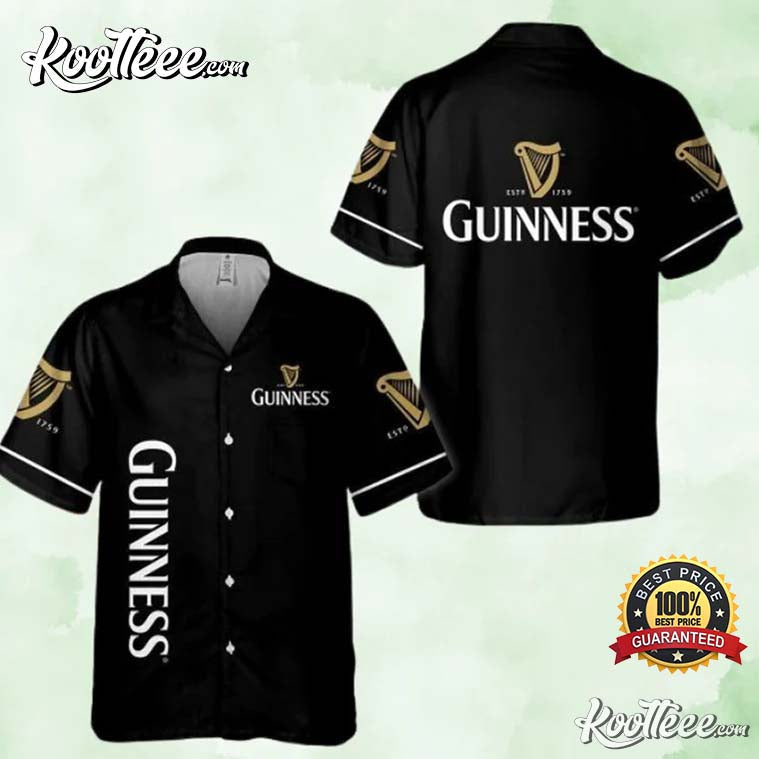 Guinness For Beer Lover Hawaiian - Adult & Kids T-Shirts, Sweatshirts & Hoodies apparel design preview 1