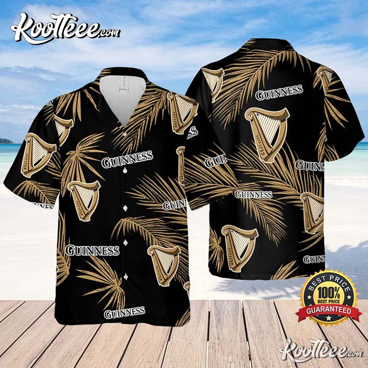 Guinness Palm Leaves Pattern Hawaiian - Adult & Kids T-Shirts, Sweatshirts & Hoodies apparel design preview 1