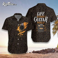 Guitar Brand Button Down Hawaiian - Adult & Kids T-Shirts, Sweatshirts & Hoodies apparel design preview 1
