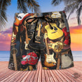 Guitarist Guitar Lover Hawaiian Aloha Summer Beach - Adult & Kids T-Shirts, Sweatshirts & Hoodies apparel design preview 1