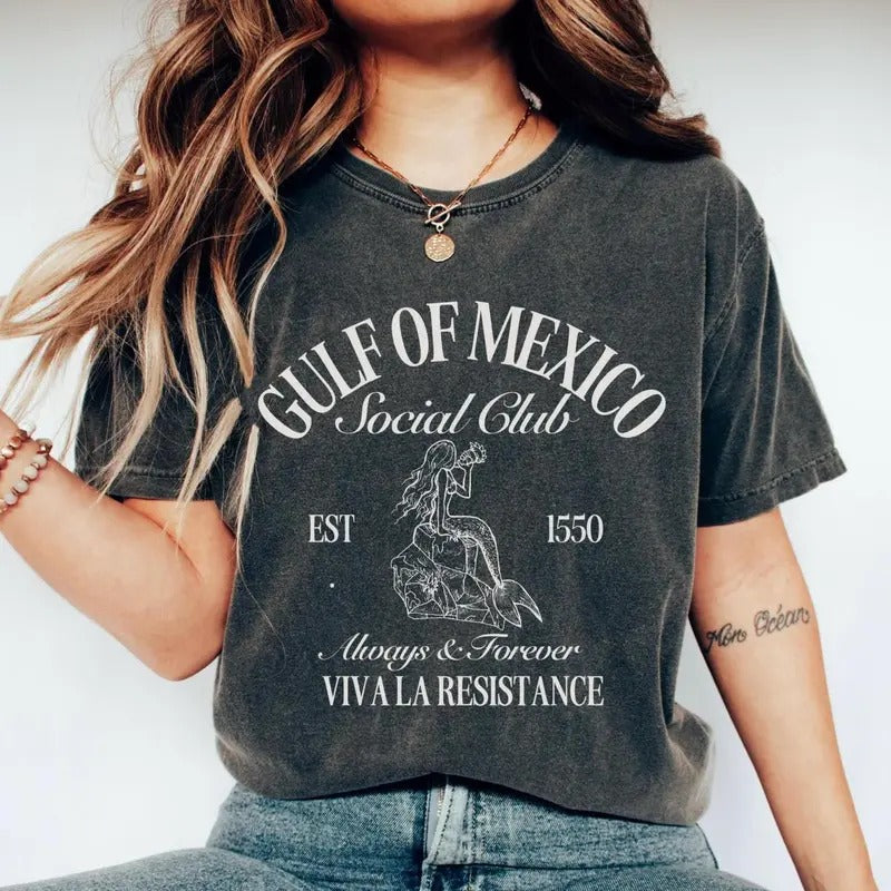 Gulf Mexico Social Club Subtle Anti Trump Liberal - Adult & Kids T-Shirts, Sweatshirts & Hoodies apparel design preview 1