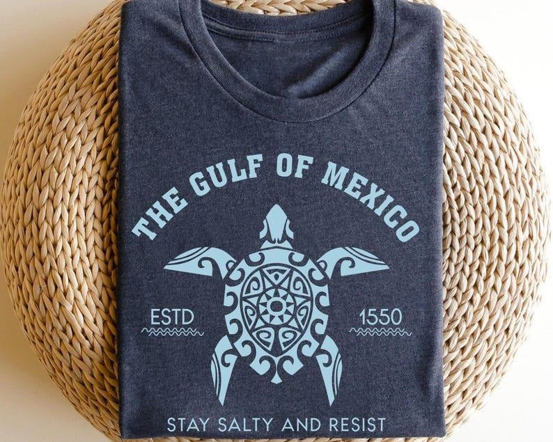 Gulf Mexico Stay Salty Resistance Resist Democrat - Adult & Kids T-Shirts, Sweatshirts & Hoodies apparel design preview 1