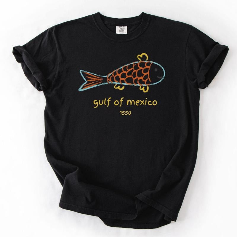 Gulf Mexico Subtle Trump Fisherman Beach Coast Lover - Adult & Kids T-Shirts, Sweatshirts & Hoodies apparel design preview 1