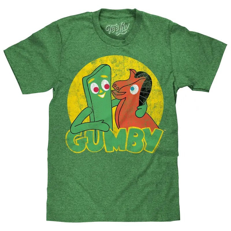 Gumby Pokey Green - Adult & Kids T-Shirts, Sweatshirts & Hoodies apparel design preview 1