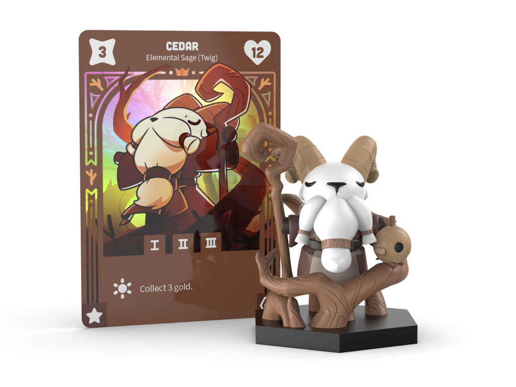 Command of Nature: Cedar the Twig Sage Vinyl Figure - Adult & Kids T-Shirts, Sweatshirts & Hoodies apparel design preview 1