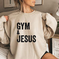 Gym Jesus Lover Faith Based Religious - Adult & Kids T-Shirts, Sweatshirts & Hoodies apparel design preview 1