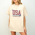 Gymnastics Summer Games USA Gymnast Red White Blue - Adult & Kids T-Shirts, Sweatshirts & Hoodies apparel design preview 1