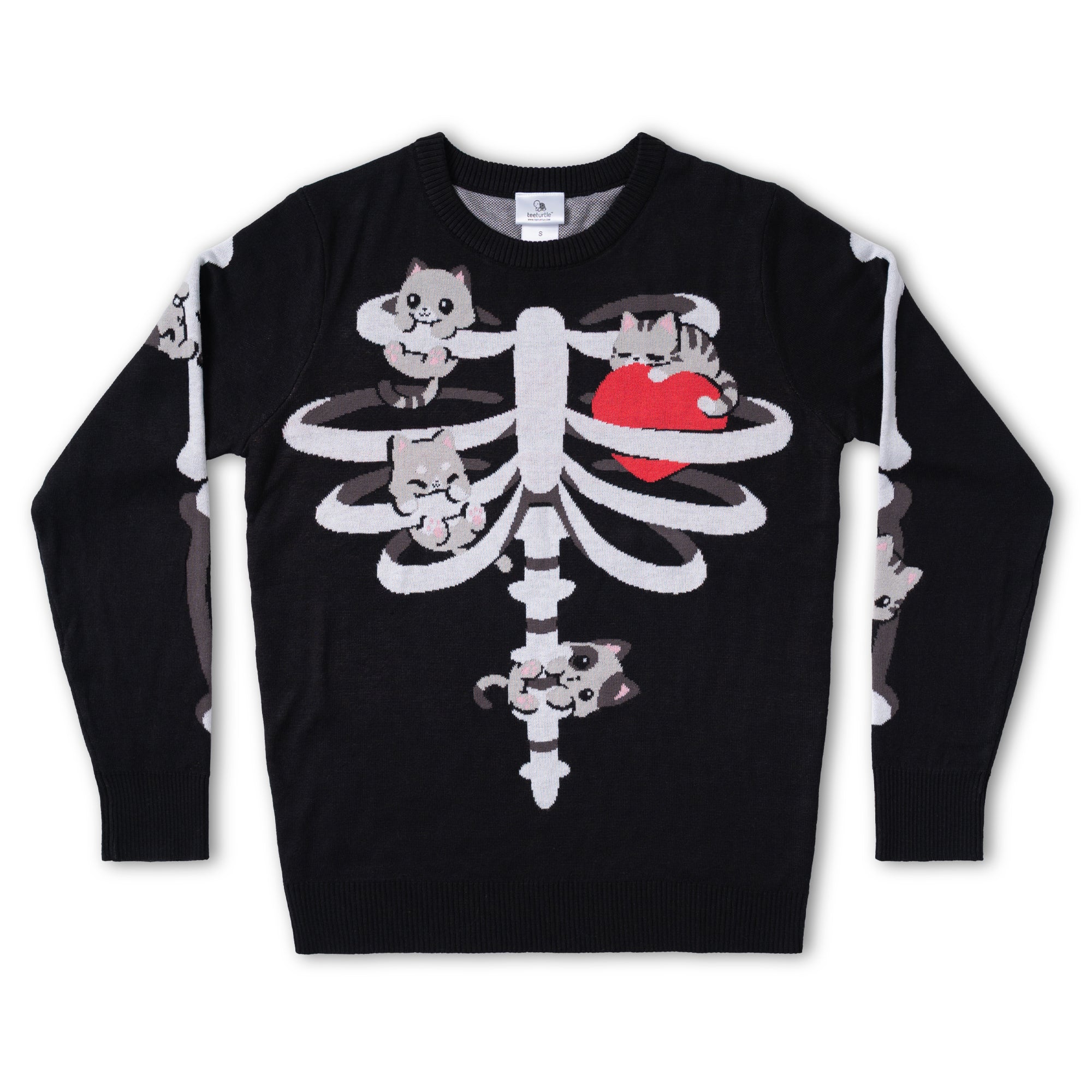 Bones Whiskers Sweater - Adult & Kids T-Shirts, Sweatshirts & Hoodies apparel design preview 1