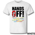 HANDS OFF! Protest Rights Power Fist Bold Causes List - Adult & Kids T-Shirts, Sweatshirts & Hoodies apparel design preview 1