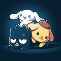Cinnamoroll, Badtz-Maru, Pompompurin - Adult & Kids T-Shirts, Sweatshirts & Hoodies apparel design preview 1