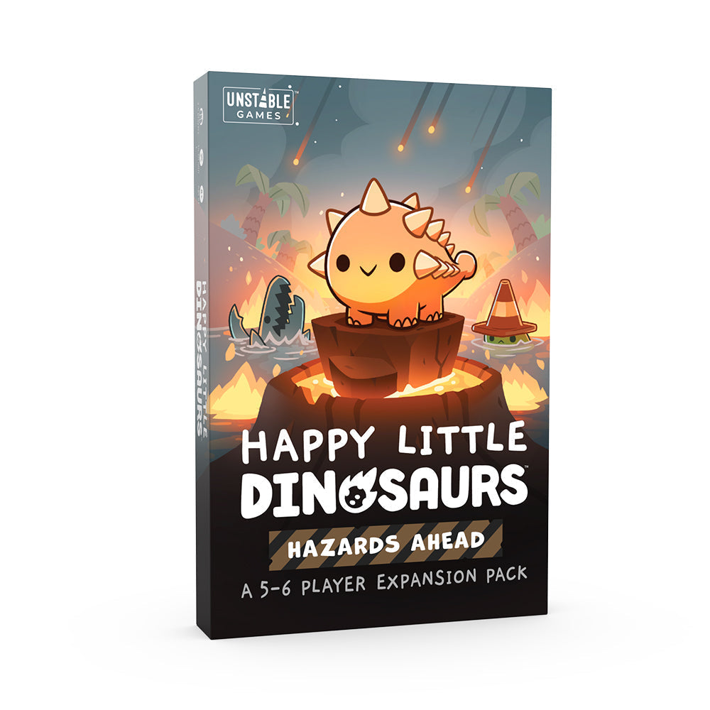 Happy Little Dinosaurs: Hazards Ahead Expansion - Adult & Kids T-Shirts, Sweatshirts & Hoodies apparel design preview 1