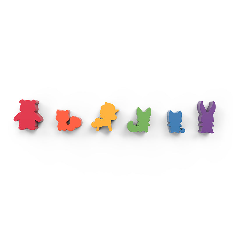 Here to Slay: 6-Class Meeple Set - Adult & Kids T-Shirts, Sweatshirts & Hoodies apparel design preview 1