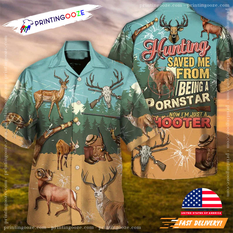 Hunting Save Me From Being A Porn Star Open Season - Adult & Kids T-Shirts, Sweatshirts & Hoodies apparel design preview 1