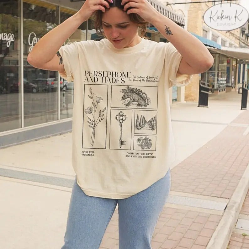 Hades Persephone Mythology Greek Goddess Light - Adult & Kids T-Shirts, Sweatshirts & Hoodies apparel design preview 1