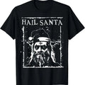 Hail Santa Heavy Metal Headbanger Ugly - Adult & Kids T-Shirts, Sweatshirts & Hoodies apparel design preview 1