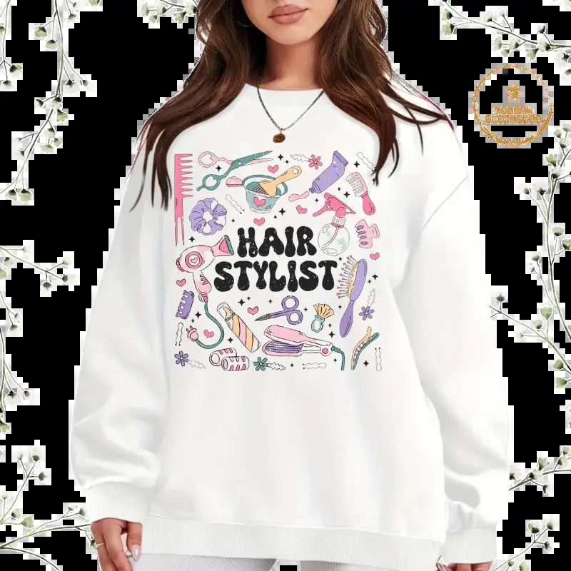 Hair Stylist Salon Must Haves Pro Hairstylist Tools - Adult & Kids T-Shirts, Sweatshirts & Hoodies apparel design preview 1
