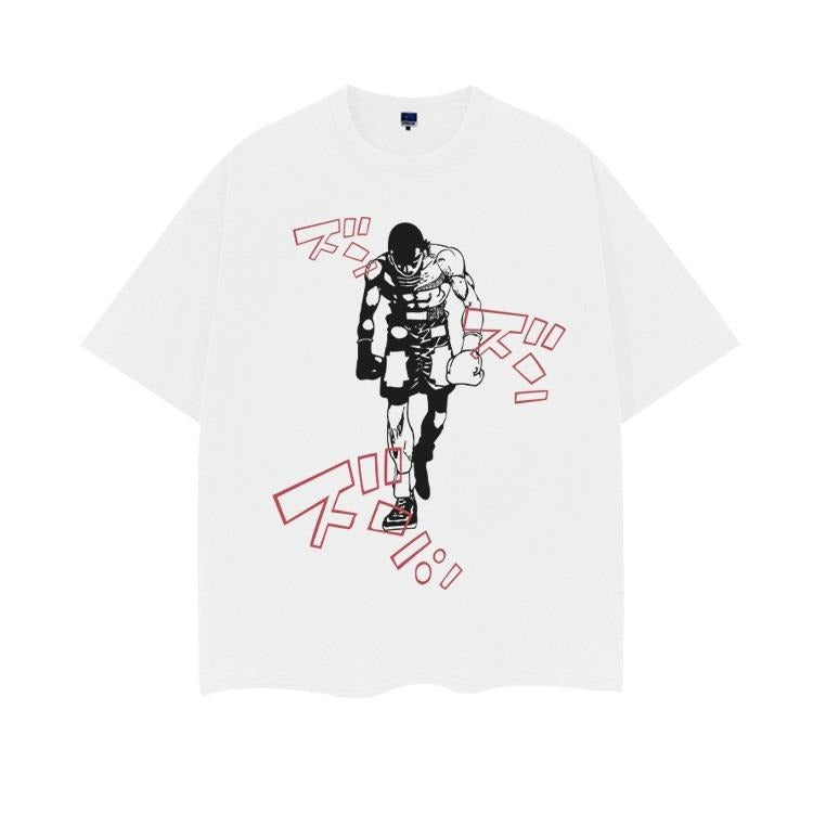 Hajime No Ippo "Pressure Might" Heavyweight Vintage - Adult & Kids T-Shirts, Sweatshirts & Hoodies apparel design preview 1