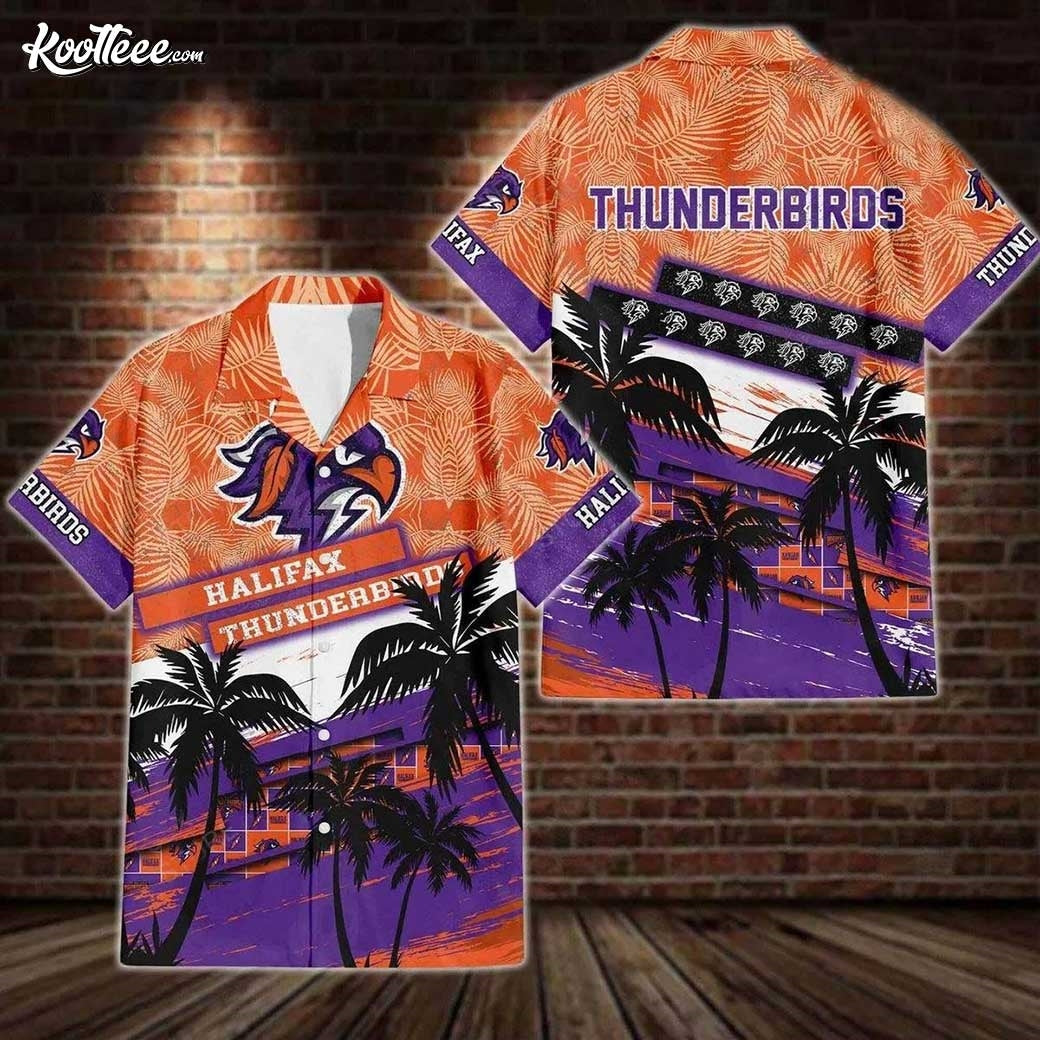 Halifax Thunderbirds Tropical Aloha Hawaiian - Adult & Kids T-Shirts, Sweatshirts & Hoodies apparel design preview 1