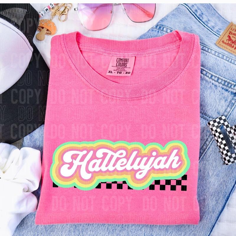 Hallelujiah DTF Transfers THIS IS NOT - Adult & Kids T-Shirts, Sweatshirts & Hoodies apparel design preview 1