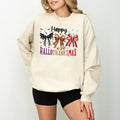 Hallothanksmas Coquette Bow Happy Halloween Fall - Adult & Kids T-Shirts, Sweatshirts & Hoodies apparel design preview 1