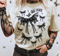 Halloween Bat Shit Crazy Gothic Coquette Bow Retro - Adult & Kids T-Shirts, Sweatshirts & Hoodies apparel design preview 1