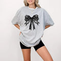 Halloween Coquette Bow Retro Gothic Bat Trending - Adult & Kids T-Shirts, Sweatshirts & Hoodies apparel design preview 1