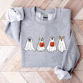 Halloween Dog Funny Ghost Lover Spooky Season - Adult & Kids T-Shirts, Sweatshirts & Hoodies apparel design preview 1