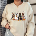 Halloween Dog German Shepherd Ghost Dogs - Adult & Kids T-Shirts, Sweatshirts & Hoodies apparel design preview 1