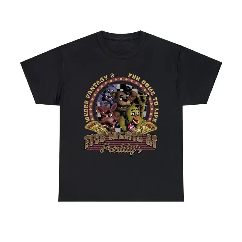 Halloween Five Nights Freddy'S Retro Gaming Costume - Adult & Kids T-Shirts, Sweatshirts & Hoodies apparel design preview 1