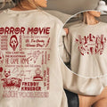 Halloween Friends 2 Sides Horror Movie Killers Film - Adult & Kids T-Shirts, Sweatshirts & Hoodies apparel design preview 1