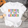 Halloween Gender Reveal Party Keeper Matching Baby - Adult & Kids T-Shirts, Sweatshirts & Hoodies apparel design preview 1