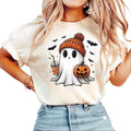 Halloween Ghost Cute Fall Spooky Season Comfort - Adult & Kids T-Shirts, Sweatshirts & Hoodies apparel design preview 1