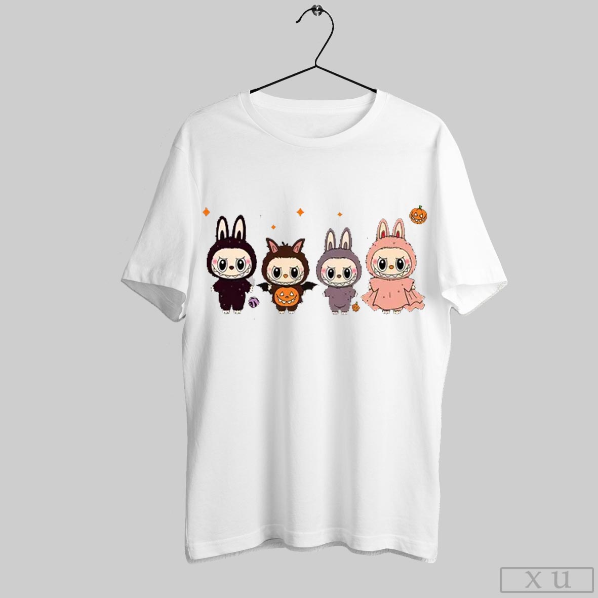 Halloween Labubu Monster Graphic - Adult & Kids T-Shirts, Sweatshirts & Hoodies apparel design preview 1