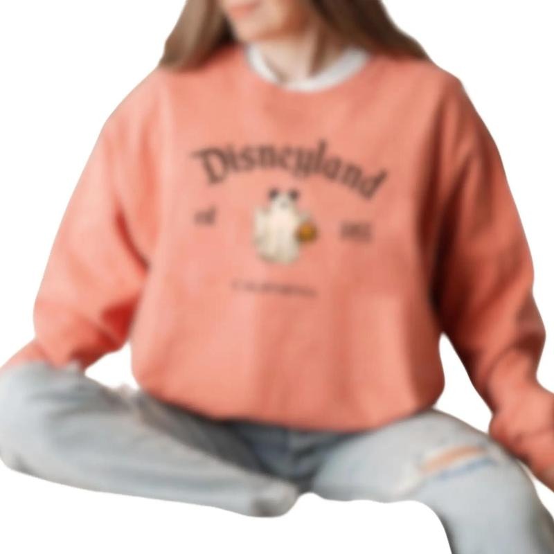 Halloween Magic Land Comfort Colors Cute Ghost Mouse - Adult & Kids T-Shirts, Sweatshirts & Hoodies apparel design preview 1