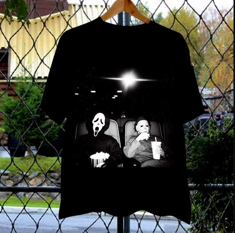 Halloween Michael Myers Ghost Face Horror Movie Fan - Adult & Kids T-Shirts, Sweatshirts & Hoodies apparel design preview 1
