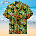 Halloween Party Pattern Hawaiian - Adult & Kids T-Shirts, Sweatshirts & Hoodies apparel design preview 1
