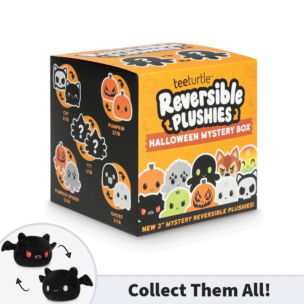 TeeTurtle Reversible Plushies Halloween Mystery Box - Adult & Kids T-Shirts, Sweatshirts & Hoodies apparel design preview 1