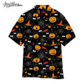 Halloween Pumpkin Party Pattern Hawaiian - Adult & Kids T-Shirts, Sweatshirts & Hoodies apparel design preview 1
