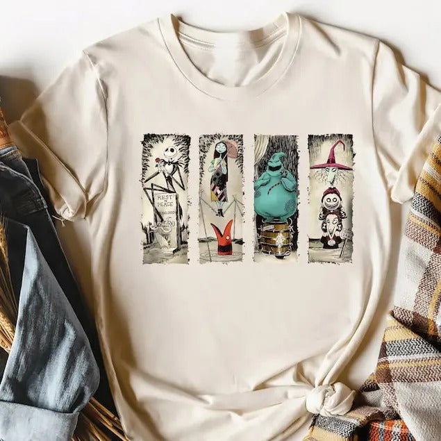 Halloween Nightmare Before Jack Skellington Oogie - Adult & Kids T-Shirts, Sweatshirts & Hoodies apparel design preview 1