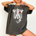 Halloween Skeleton Maternity Comfort Colors Funny - Adult & Kids T-Shirts, Sweatshirts & Hoodies apparel design preview 1