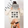 Halloween Skull Black Bow Retro Costume Fall Spooky - Adult & Kids T-Shirts, Sweatshirts & Hoodies apparel design preview 1