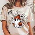 Halloween Ghost Cute Boo Spooky Season Beanie Short - Adult & Kids T-Shirts, Sweatshirts & Hoodies apparel design preview 1