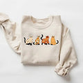 Halloween Cat Ghost Lover Black Spooky Season - Adult & Kids T-Shirts, Sweatshirts & Hoodies apparel design preview 1