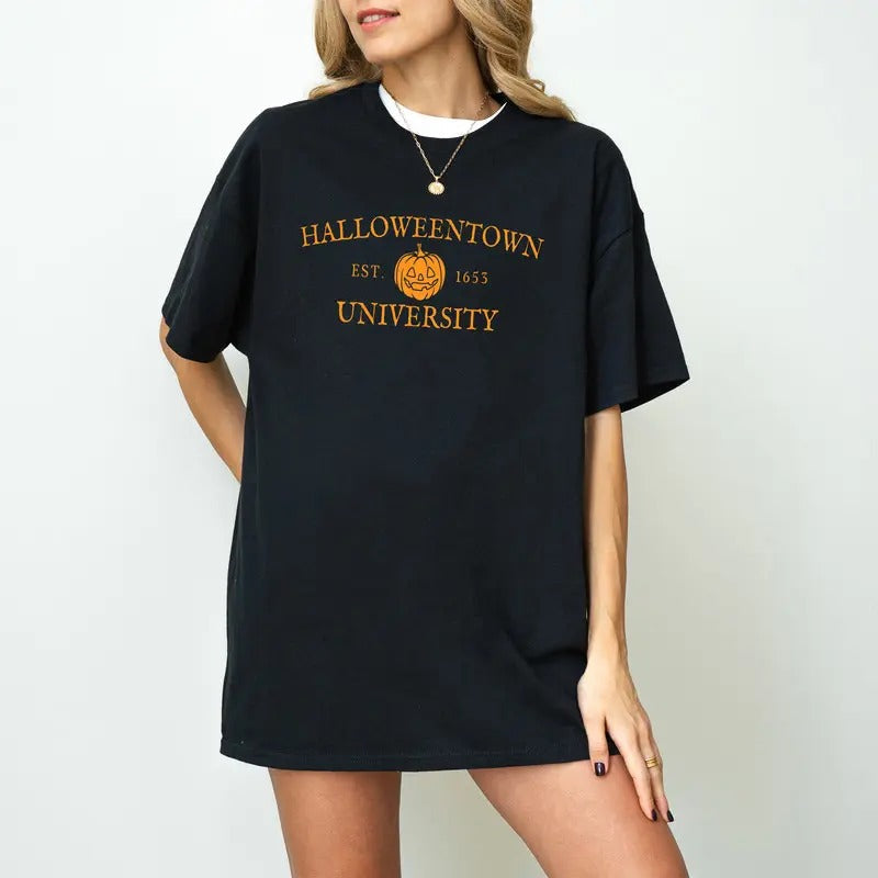Halloweentown University Est 1653 Halloween - Adult & Kids T-Shirts, Sweatshirts & Hoodies apparel design preview 1